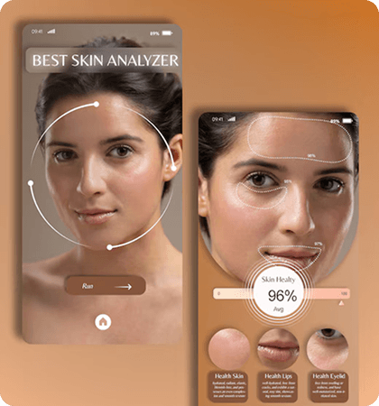 AI Best Skin Analyzer App Interface